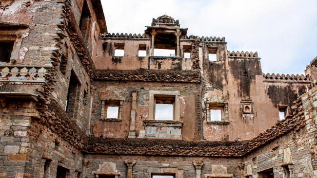 Rana Kumbha's palace in Chittorgarh Fort in Rajasthan, India is believed to be haunted