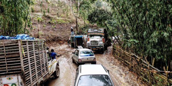 traffic jam, ziro, arunachal pradesh