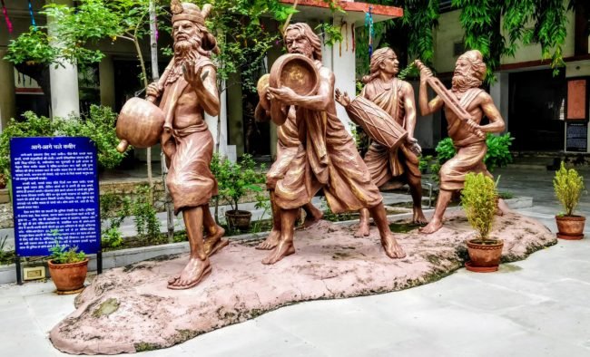 Statue in Varanasi of Kabir, the Mystic Poet Saint of India