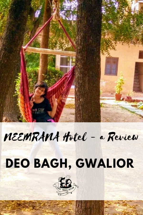 17th-18th century carved arches of Maratha temple in Deo Bagh hotel Gwalior Madhya Pradesh India - a review