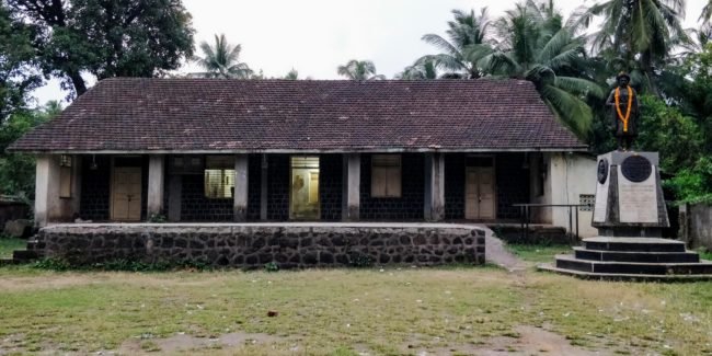 Community hall at the Peshwe Smarak the birth place of first Maratha Peshwa is in need of renovation in srivardhan beach
