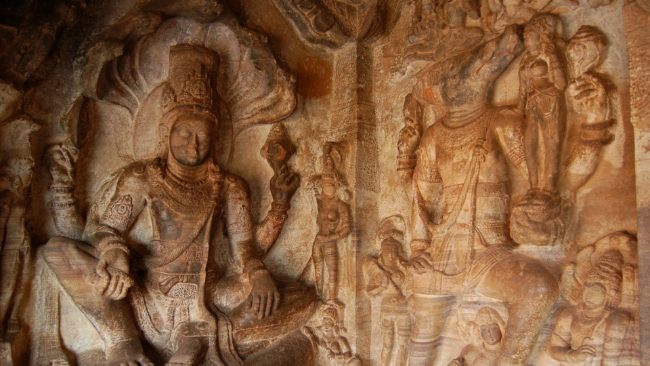Situated in the North of Karnataka in present day Bagalkot, Badami was the erstwhile capital of this great kingdom. One of the fascinating sites of Badami is the set of cave temples carved out of the sandstone rocks.