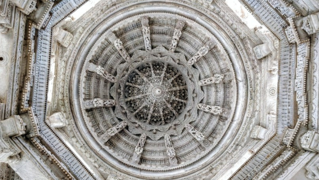 The Ranakpur temple (1439 AD) in Rajasthan, is an Architectural Masterpiece.