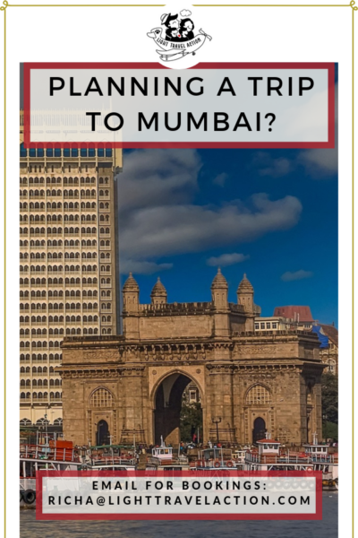 Wondering which places to visit to make the most of your money spent?On popular dates of travel flight tickets & Good Hotels tend to get fully reserved 3-4 months prior.To avoid settling for something less than what you pay for, I recommend you plan your itinerary well in advance.You can reserve your ticket and plan your trip to Mumbai with me and relax knowing that my trusted team will take good care of a fellow wanderlust traveler. FOR DETAILS EMAIL at richa@lighttravelaction.com
