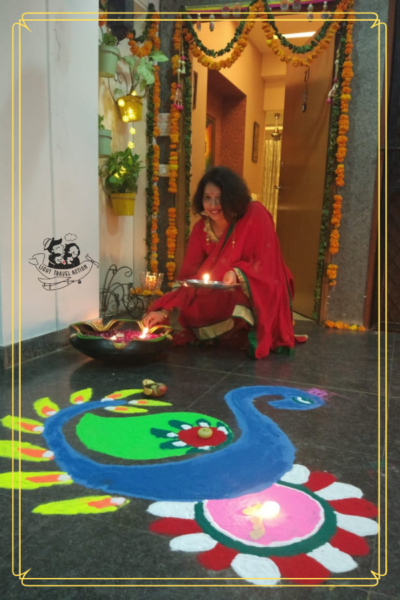 From Diwali decoration ideas for entrance to puja ghar, this blog post is full of Inspiring, beautiful and very doable Diwali decor ideas on a budget. Quick and easy traditional diwali decoration ideas for your home using flowers and diyas.This blog post includes flower rangolis which are easy to make even by kids #diwalidecorations #diwalidecorationsathome #diwalidecorationsideas #diwalidecorationsathomeentrance #diwalidecorationsathomediy #diwalidecorationsoutdoor #diwalidecorationshanging