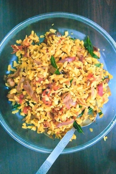 Indian food Poha