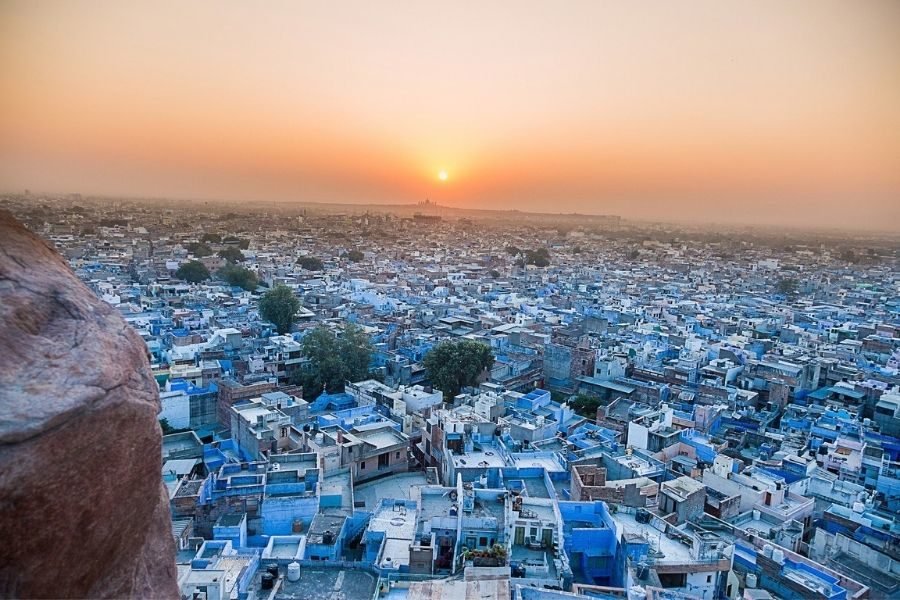 city view- mehrangarh fort