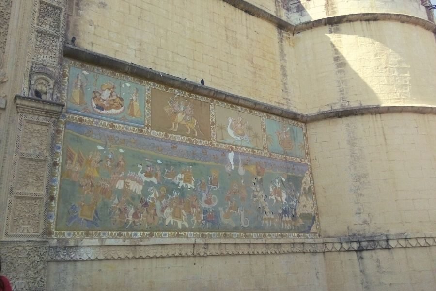 mehrangarh fort wall painting