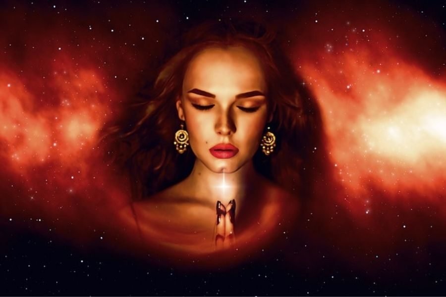 lighttravelaction-namaste-girl